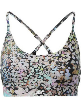 Reebok Lux Strappy BRA-MOD SAF Training Αθλητικό Μπουστάκι με Μέτρια Στήριξη & Αφαιρούμενη Ενίσχυση Πολύχρωμο 100035026-Black