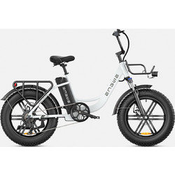 Engwe L20 Ηλεκτρικό Ποδήλατο Πόλης 20" 250W με 7 Ταχύτητες και Δισκόφρενα Λευκό