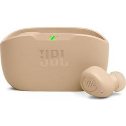 JBL Wave Buds Ακουστικά Bluetooth In Ear Ανθεκτικά στο Νερό Beige