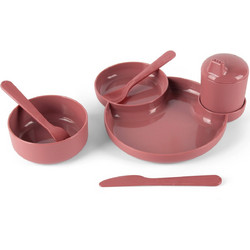 Dantoy Tiny Βρεφικό Σετ Φαγητού Red 6τμχ