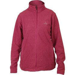 Apu Γυναικεία Ζακέτα Fleece Μακριά με Φερμουάρ Φούξια 80536