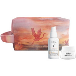 Vichy Capital Soleil Uv-Age Daily Tinted Sunscreen Spf50+ 40ml + Mineral 89 Booster Cream 15ml