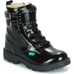 Kickers Παιδικά Αρβυλάκια Μαύρα με Φερμουάρ 878955-30-83