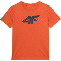 4F Παιδικό T-Shirt Κοντομάνικο Πορτοκαλί JWSS24-TTSHM1113-62S