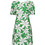 Desigual Nahville Mini Καλοκαιρινό Καθημερινό Φόρεμα Floral Πράσινο 24SWVW36-4026