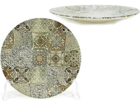 ArteLibre Πιάτο Φρούτου Πορσελάνης Maiolica Beige 20cm