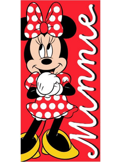 Minnie Polka Love Παιδική Πετσέτα Θαλάσσης Microfibre 70x140cm