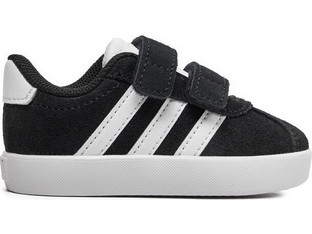 Adidas VL Court 3.0 Παιδικά Sneakers Μαύρα ID9158
