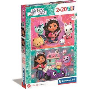 Παιδικό Puzzle Clementoni Gabby's Dollhouse 2x20 Κομμάτια