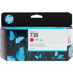 HP 738 Magenta Μελάνι Εκτυπωτή Inkjet 130ml