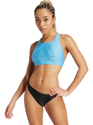 Adidas Big Bars Αθλητικό Γυναικείο Μαγιό Bikini Set Μαύρο Μπλε IT6289