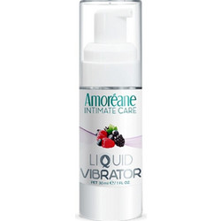 Amoreane Red Fruits Liquid Vibrator Λιπαντικό Gel Νερού Κόλπου & Πρωκτού 30ml