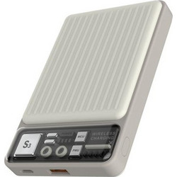 Devia S28 Magsafe Power Bank 10000mAh 22.5W με Θύρα USB-A Ivory