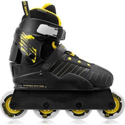 USD Transformer Powerblading Inline Αυξομειούμενα Rollers Παιδικά Μαύρα Κίτρινα 19.700333/37