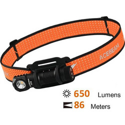 Acebeam H165000K Επαναφορτιζόμενος Φακός Κεφαλής Εργασίας Led Αδιάβροχος 650lm
