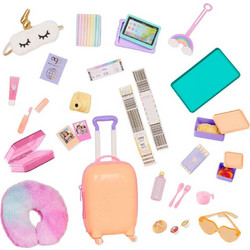 Our Generation Deluxe Σετ Rainbow Luggage