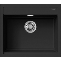 Elleci Best 105 Ένθετος Νεροχύτης Γρανίτη K86 Kuro 57x51cm