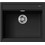 Elleci Best 105 Ένθετος Νεροχύτης Γρανίτη K86 Kuro 57x51cm