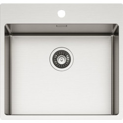 Elleci Compass 400 Ένθετος Νεροχύτης Inox Σατινέ 44x51cm