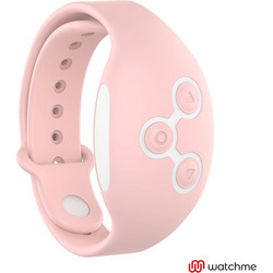 Watchme Wireless Watch Soft Δονητής για Ζευγάρια με Τηλεχειριστήριο Ροζ