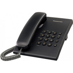 Panasonic KX-TS500FXB Ενσύρματο Τηλέφωνο Μαύρο