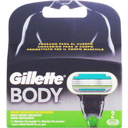 Gillette Body Ανταλλακτικά Ξυραφάκια με 3 Λεπίδες & Λιπαντική Ταινία 2τμχ