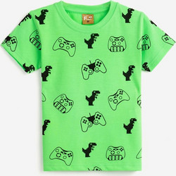 Funky Παιδικό T-Shirt Κοντομάνικο Πράσινο 124-305107-1