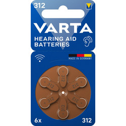 Varta Hearing Aid 312 6τμχ