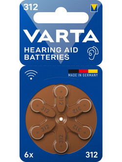 Varta Hearing Aid 312 6τμχ