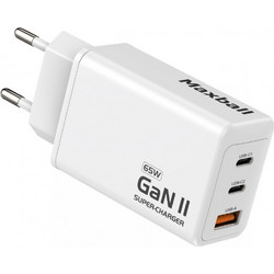 Maxball Φορτιστής χωρίς Καλώδιο με Θύρα USB-A & 2 Θύρες USB-C 65W Power Delivery T826