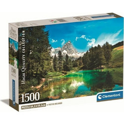 Puzzle Clementoni Compact Box High Quality Blue Lake 1500 Κομμάτια
