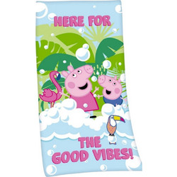 Dimcol Peppa Pig Παιδική Πετσέτα Θαλάσσης Microfiber 70x140cm 54460912019