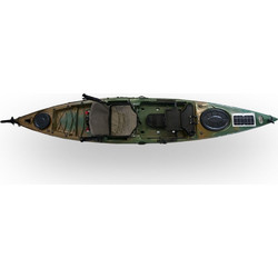 Rainbow Koi Fishing Πλαστικό Kayak 1 Ατόμου με Πετάλια Πράσινο KAY11607-0000