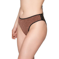 Luna Bikini Slip Καφέ Μαύρο 94328
