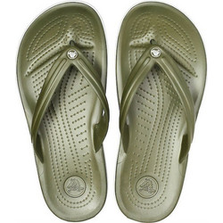Crocs Crocband Ανδρικές Σαγιονάρες Ανατομικές Χακί 11033-37PM