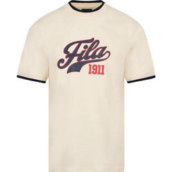 Fila Miller Ανδρικό Αθλητικό T-Shirt Εκρού SS23SPM097-257