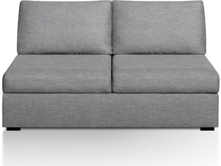 La Redoute Robin Διθέσιος Καναπές Κρεβάτι Γκρι 136x84x86cm 350044515