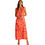 Harmony Maxi Καλοκαιρινό Βραδινό Φόρεμα Κοραλί 33-506620