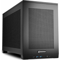 Sharkoon Rebel C20 Black Gaming Mini Tower Κουτί Υπολογιστή με Πλαϊνό Παράθυρο