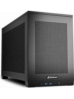 Sharkoon Rebel C20 Black Gaming Mini Tower Κουτί Υπολογιστή με Πλαϊνό Παράθυρο