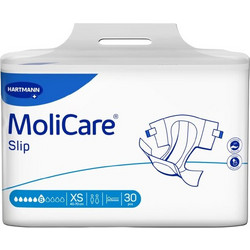 Hartmann MoliCare Flash Slip Extra Plus ΧSmall Πάνες Ακράτειας 6 Σταγόνες 30τμχ