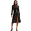 Superdry Midi Φόρεμα για Γάμο / Βάπτιση με Παγιέτες Καφέ W8011384A-9MN