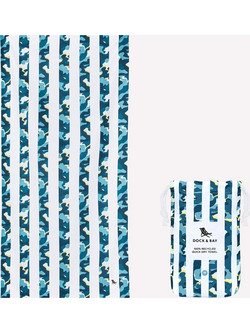 Dock & Bay Cool Camo Πετσέτα Θαλάσσης Microfiber Πετρόλ 90x160cm 8532