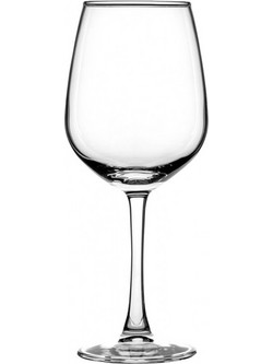 Uniglass Ποτήρια Κρασιού Γυάλινα Κολωνάτα Elixir 360ml 6τμχ 94526