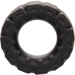 CalExotics Alpha Prolong Tread Ring Ελαστικό Δαχτυλίδι Πέους Σιλικόνης 2.5cm Μαύρο