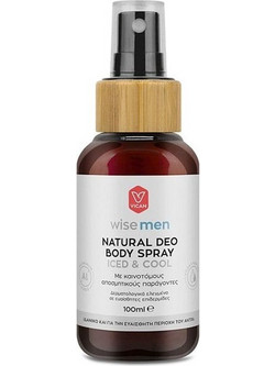 Vican Wise Men Φυσικό Ανδρικό Αποσμητικό Spray Χωρίς Αλουμίνιο 100ml