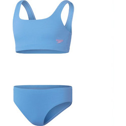 Speedo Textured Αθλητικό Παιδικό Μαγιό Bikini Set για Κορίτσι Γαλάζιο 8003737-16004