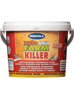 Mercola Xylofarm Aqua Killer Συντηρητικό Ξύλου Ματ 2.5lt