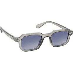 EyeLead L717 Ανδρικά Γυαλιά Ηλίου Ορθογώνια Κοκάλινα Γκρι με Μπλε Degradee Φακό