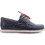Freemood Ανδρικά Μοκασίνια Boat Shoes Δερμάτινα Navy Μπλε 073-101